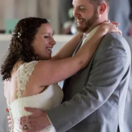 a person in a wedding dress